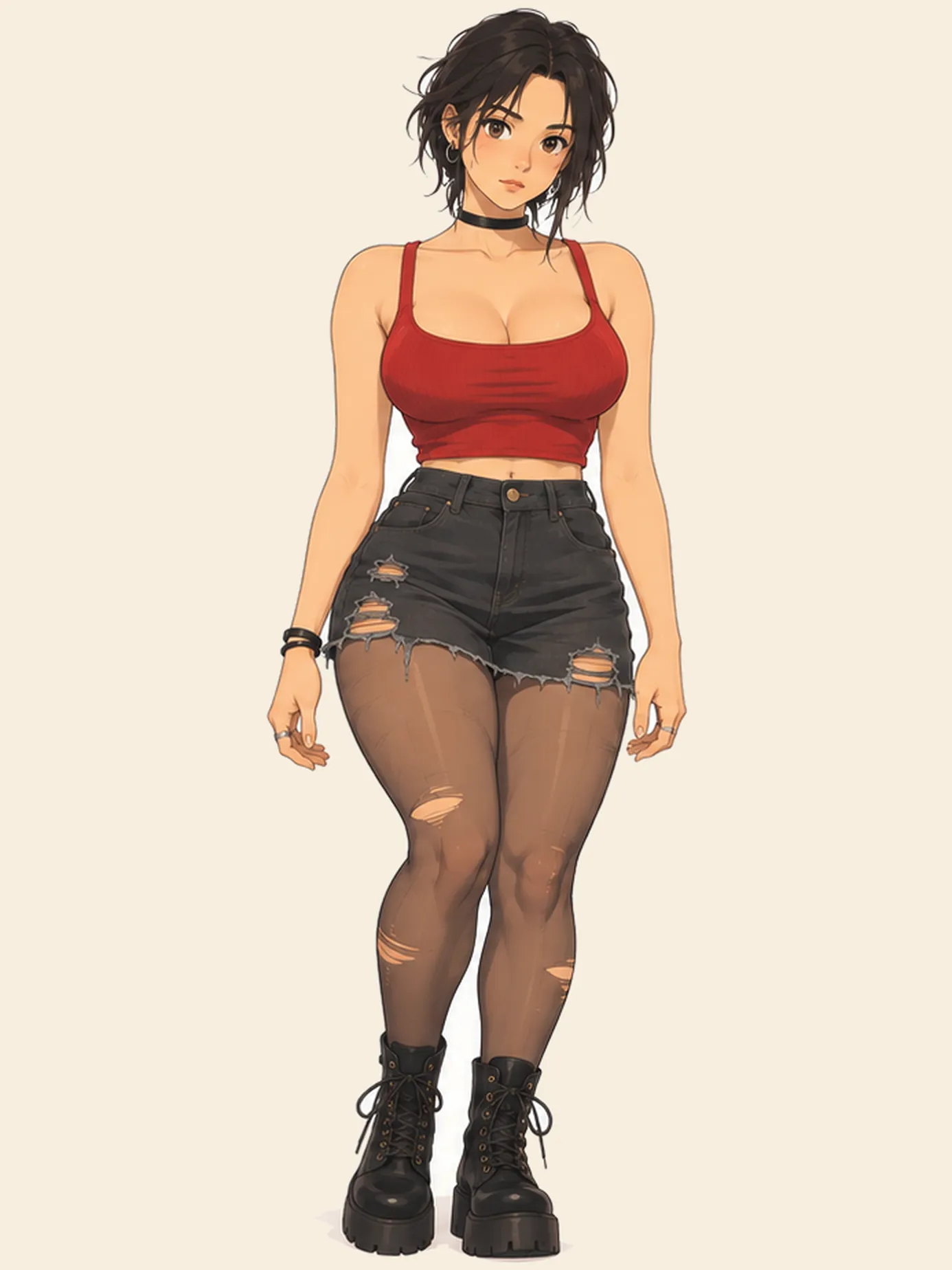 Nora as the original anime-style character art from Second Semester